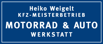 Logo: Heiko Weigelt KFZ Meisterbetrieb Motorrad & Auto Werkstatt