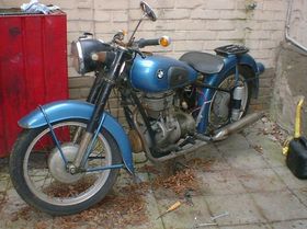 Motorrad: BMW R25/3 vorher